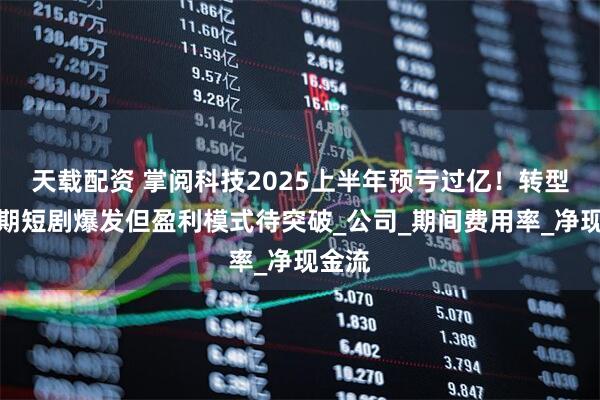 天载配资 掌阅科技2025上半年预亏过亿！转型阵痛期短剧爆发但盈利模式待突破_公司_期间费用率_净现金流